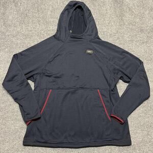 Fayettechill Hoodie Mens Large Blue Fleece Pullover Lightweight Pockets Outdoor